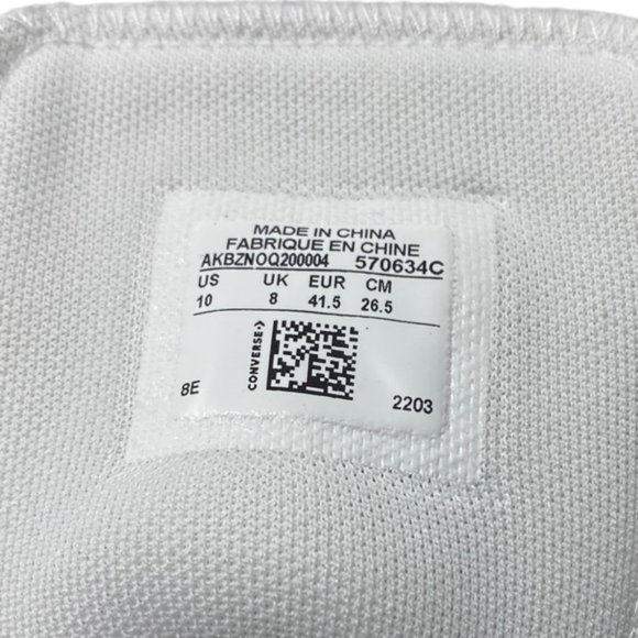 Converse Ctas Lugged Leather Shoes Women White Casual Hi Sneakers Custom 570634C - Picture 2 of 11